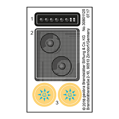 30801125_sparepart/Etikett 9321 "Musikunterricht"